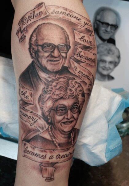 tatuajes por abuelos|Tatuajes dedicados a los abuelos para tenerlos。